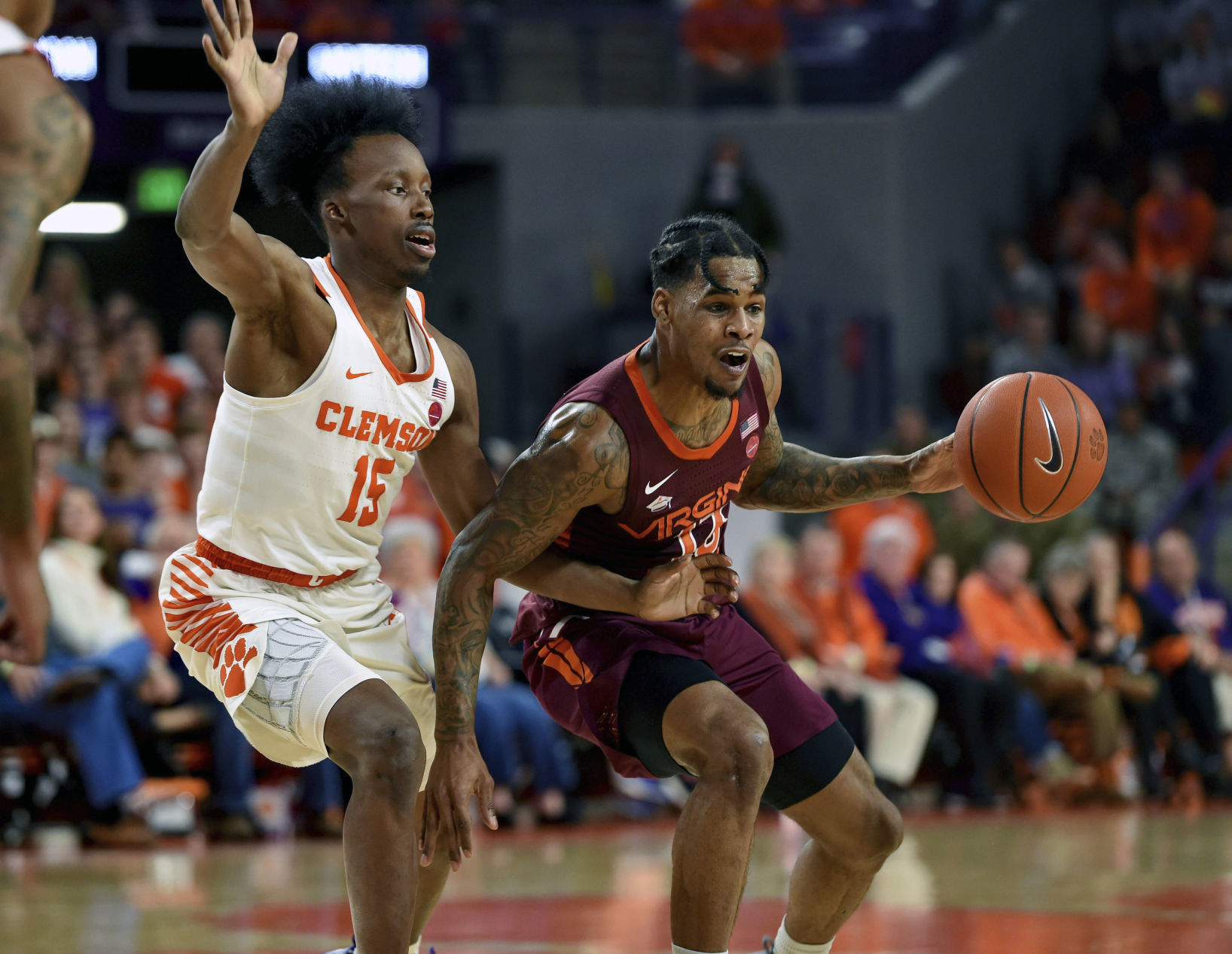 Virginia Tech Clemson Basketball